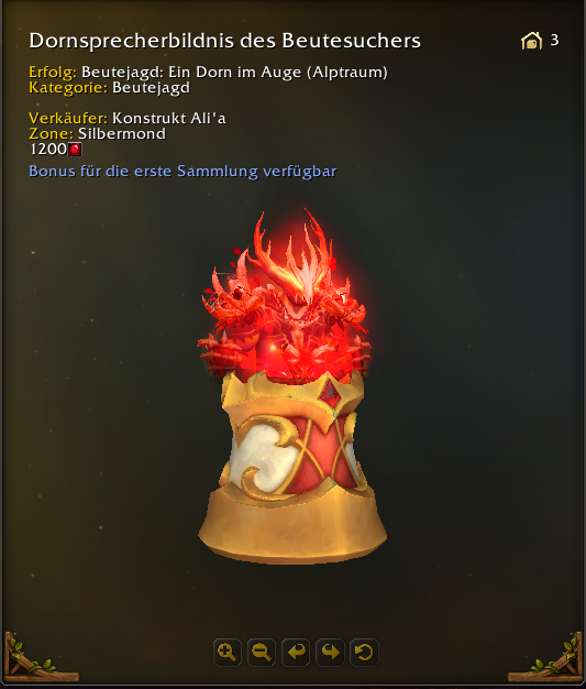 Dornsprecherbildnis des Beutesuchers