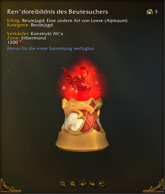 Ren'doreibildnis des Beutesuchers