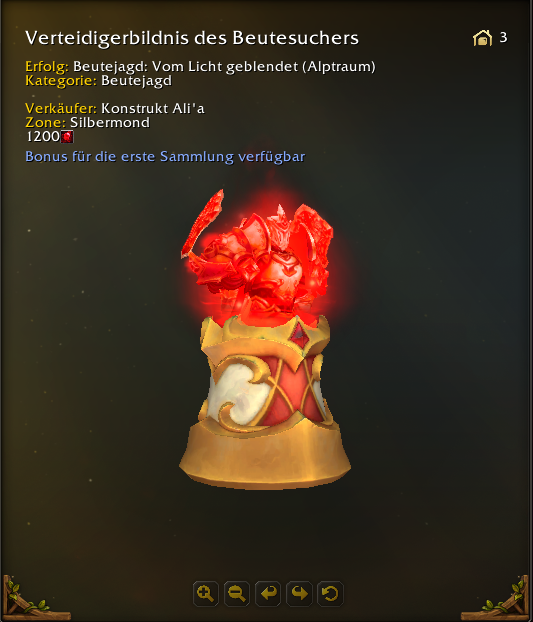 Verteidigerbildnis des Beutesuchers