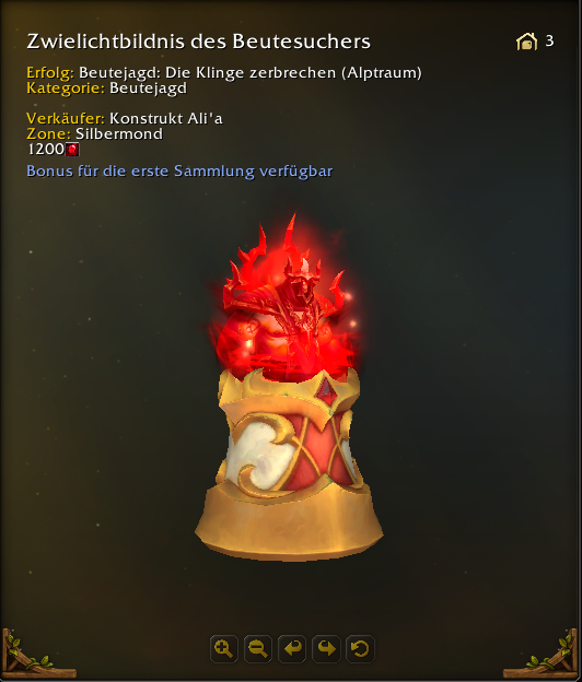 Zwielichtbildnis des Beutesuchers