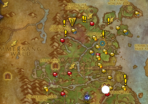 Chel die Kerbe-Startquest-map