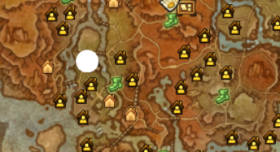 Breite lederbespannte Bank-map