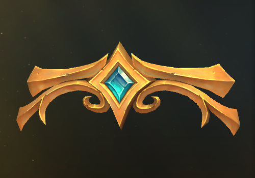 Dekorative Halterung aus Silbermond