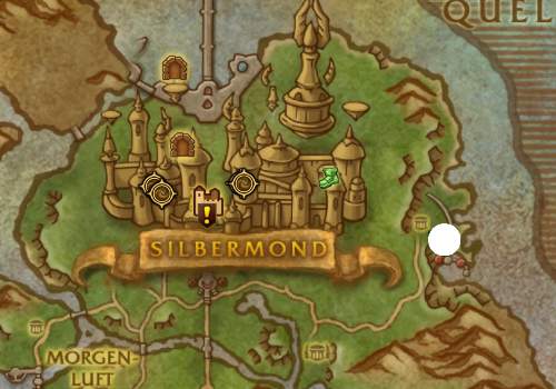 Ein Spaten-map