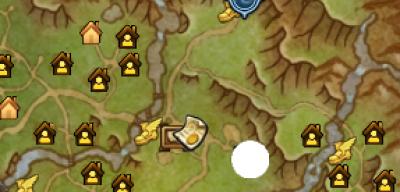 Eleganter Elfenschreibtisch-map