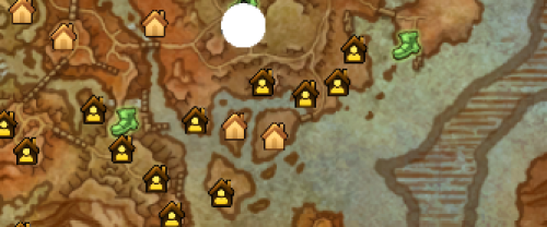 Große Plattform aus Silbermond-map