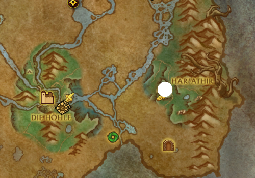 Hölzernes Webschwert-map