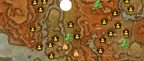 Innenwand aus Silbermond-map