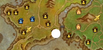 Kleiner Holznachttisch-map