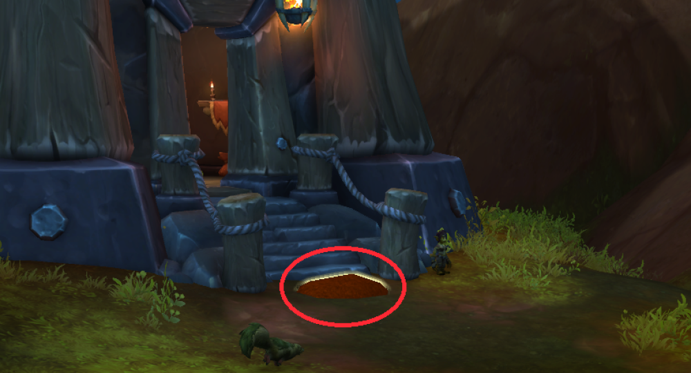 Lagertisch der Klingenschlucht