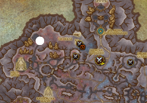 Miniaturisiertes Transportboot-map