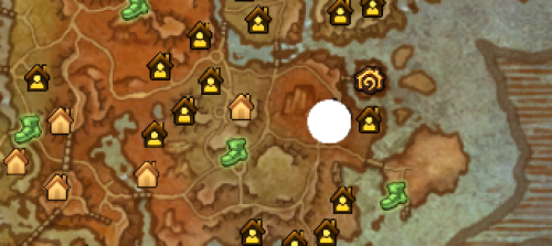 Runde Plattform aus Silbermond-map