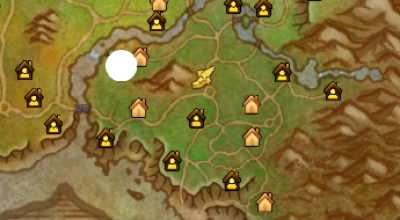 Runde Plattform aus Sturmwind-map