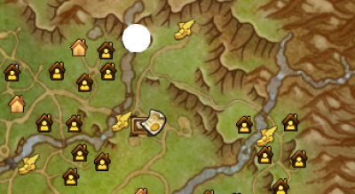 Verzierter Steinkamin-map